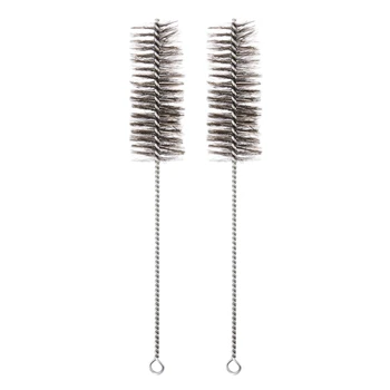 

2Pcs 30cm Long 50mm Diameter Stainless Steel Wire Tube Cleaning Brush