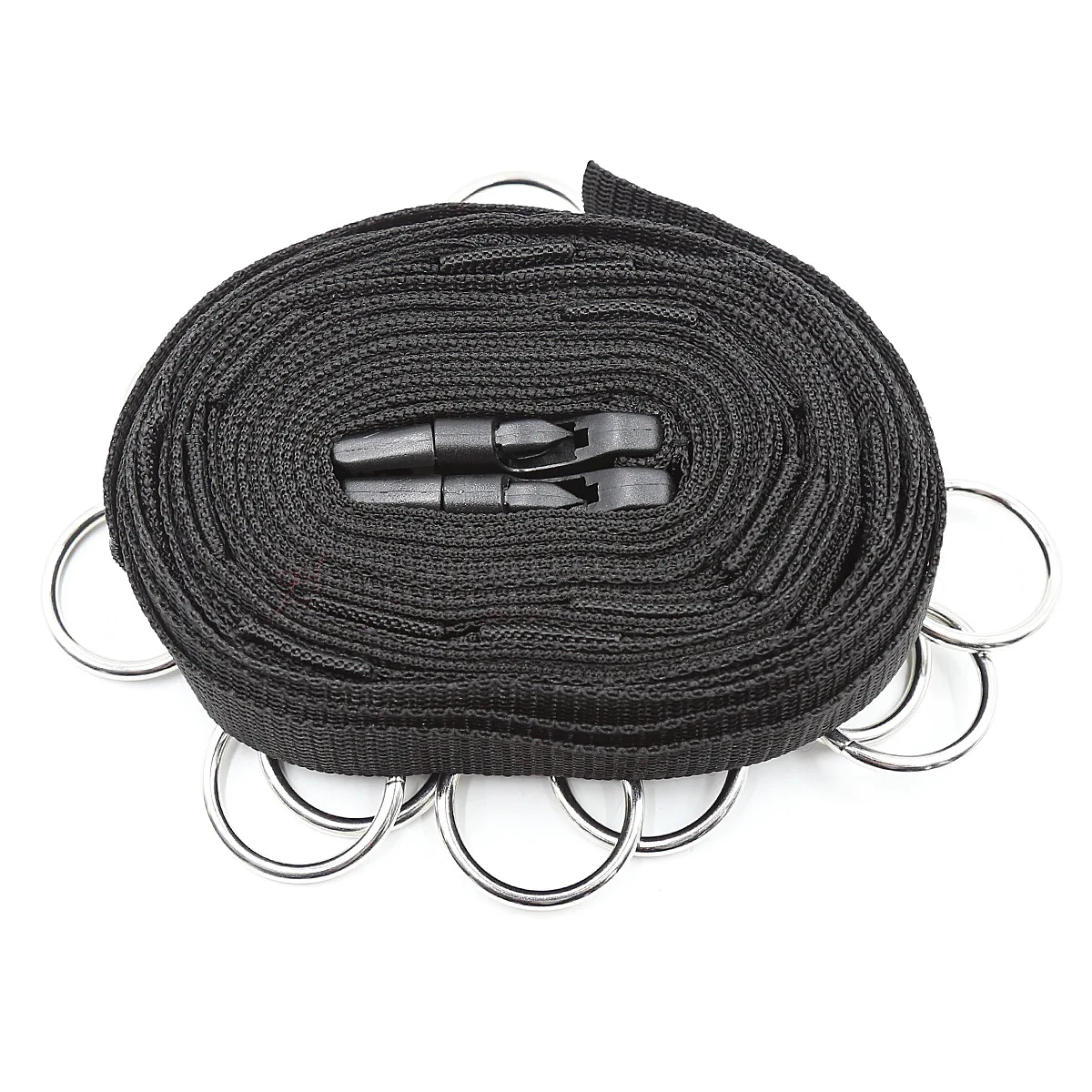 Регулируемая черно-белая стандартная нейлоновая тесьма с металлическим кольцом hai mian shou бандаж для ног ткань внешняя торговля Горячая кровать