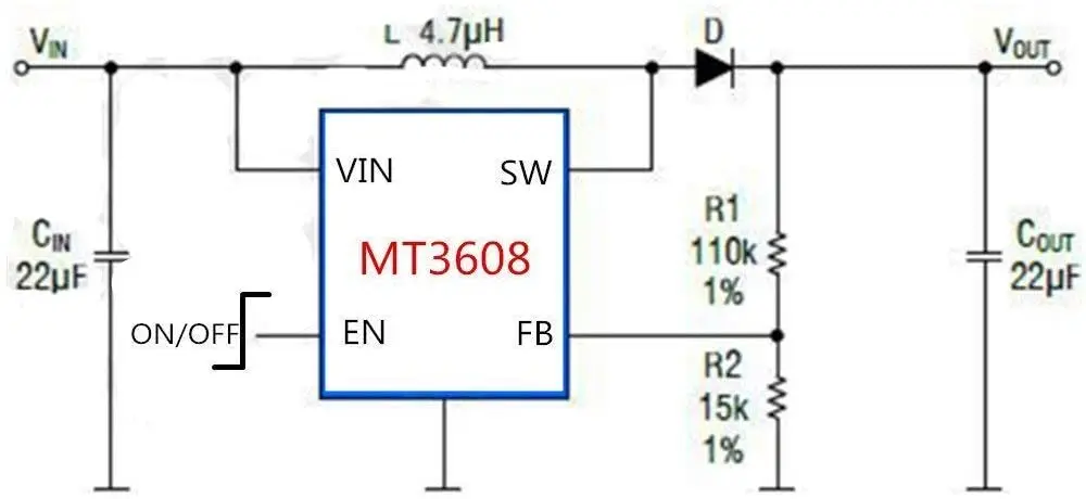 Доработка повышающего dc dc преобразователя mt3608. Повышающий модуль dc-dc mt3608 схема. мт3608 dc-dc преобразователь схема. мт3608 dc-dc схема. mt3608 dc-dc схема.