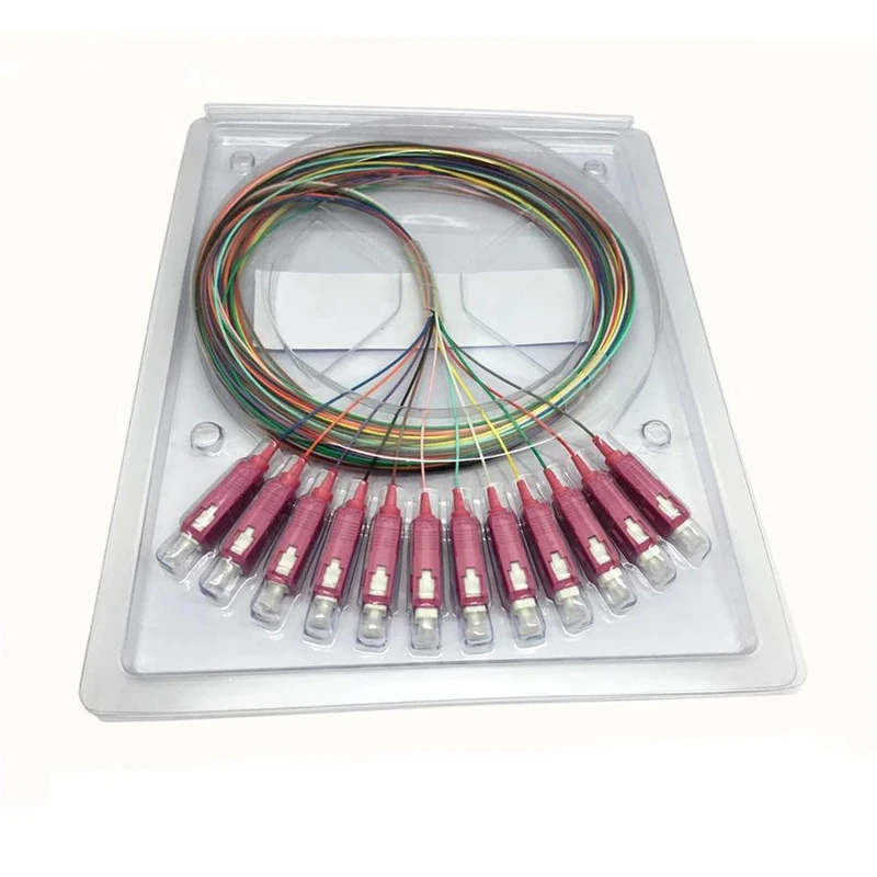 12 цветов SC Multimode мм OM4 0,9 мм 1 м 1,5 м 2 м волоконно-оптическая косичка LSZH