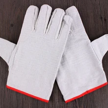 Многоцелевой 24 линии Рабочая безопасность для взрослых Строительная площадка износостойкие защитные перчатки холст Нескользящие утолщенные унисекс