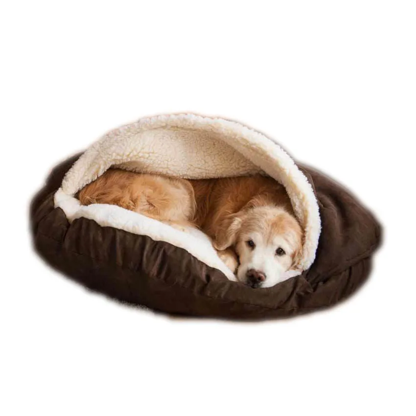 

Warm Pet Bed Washable Snuggery Round Burrow Pet Bed With Cover for Dogs and Cats Waterproof Puppy Nest Dog Products