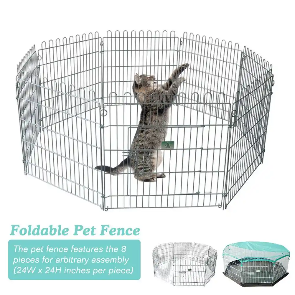 collapsible wire exercise pen