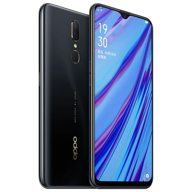 Мобильный телефон Oppo A9X 4G LTE Helio P70 Восьмиядерный Android 9,0 6,5" ips 2340X1080 6 Гб ram 128 ГБ rom 48.0MP отпечаток пальца