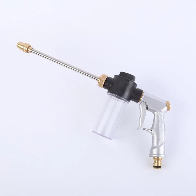 New High-Pressure Metal Water Spray Gun Car Washer Cleaner Garden Hose Water Gun Sprinkler Foam Water Gun For The Garden 