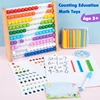 Wooden Abacus Educational Math Toy Children Rainbow Counting Beads Numbers Arithmetic Calculation Puzzle Montessori Learning Toy 2