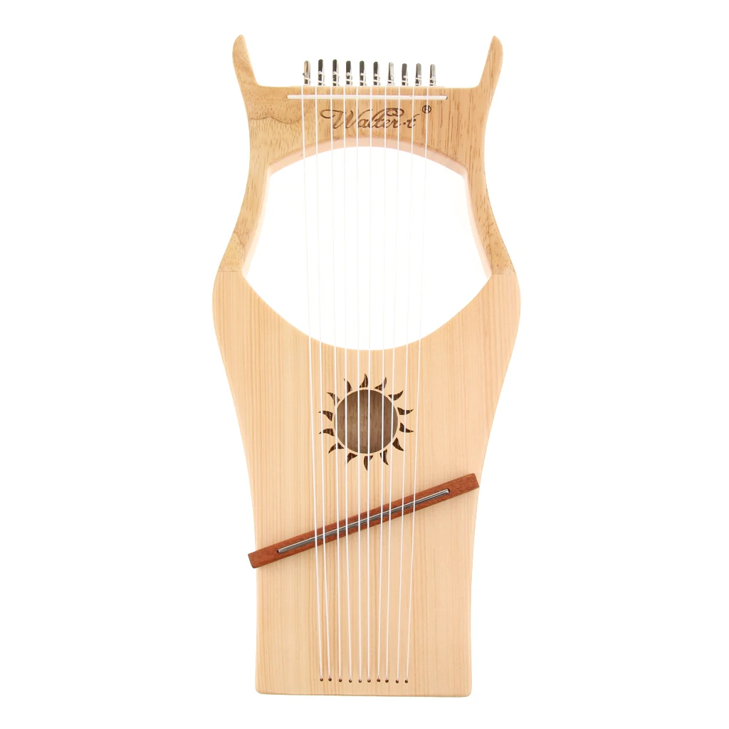 Лучшие из каучука 10-string Lyre harp Harfe набор для детей друзей начинающих