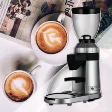 Электрическая интеллектуальная шлифовальная машина из нержавеющей стали для кофейных зерен, домашняя и коммерческая машина для двойного использования