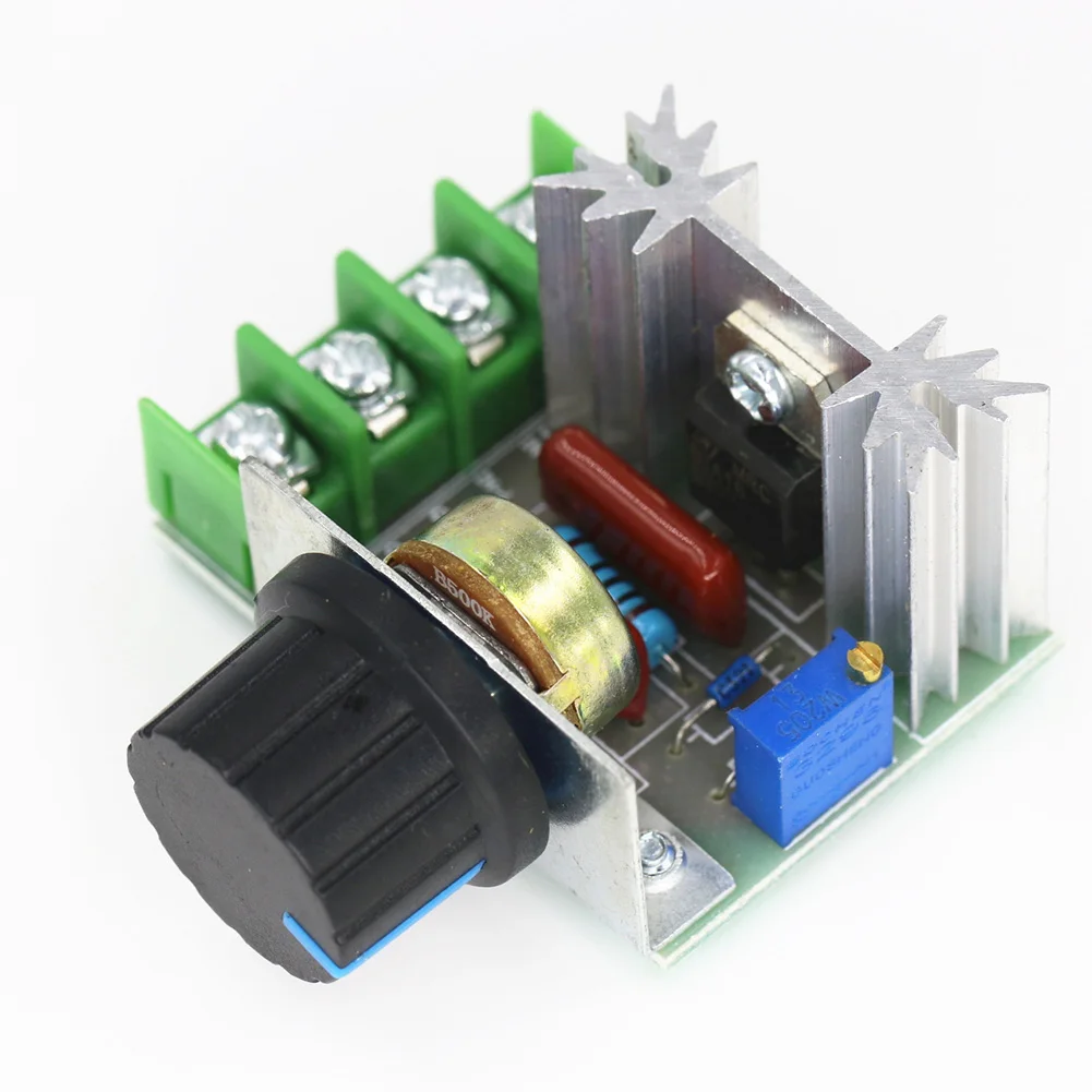 

AC 220V 2000W SCR Voltage Regulator Dimming Dimmers Motor Speed Controller Thermostat Electronic Voltage Regulator Modu