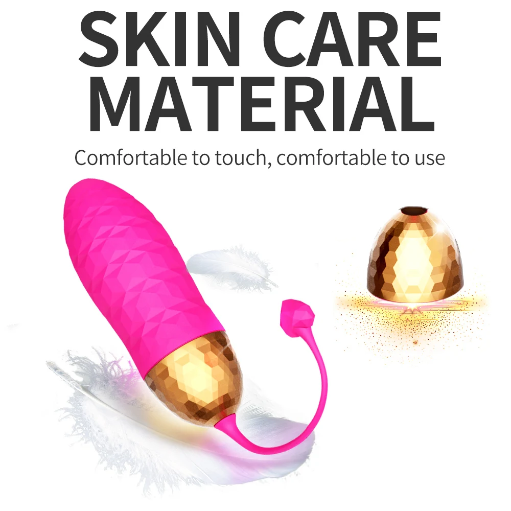 Diamond Shape Powerful Vibrating Eggs Wireless Remote Control Vibrator Bullet For Women Erotic Massage Kegel Ball Adult Sex Toy
