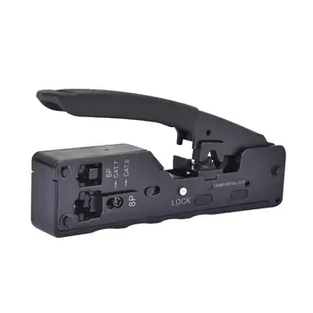 

All in one EZ RJ45 Tool Network Crimper Cable Crimping Tools for RJ45 Cat7 Cat6 Cat5 RJ11 RJ12 Modular Plugs Metal Clips Pliers