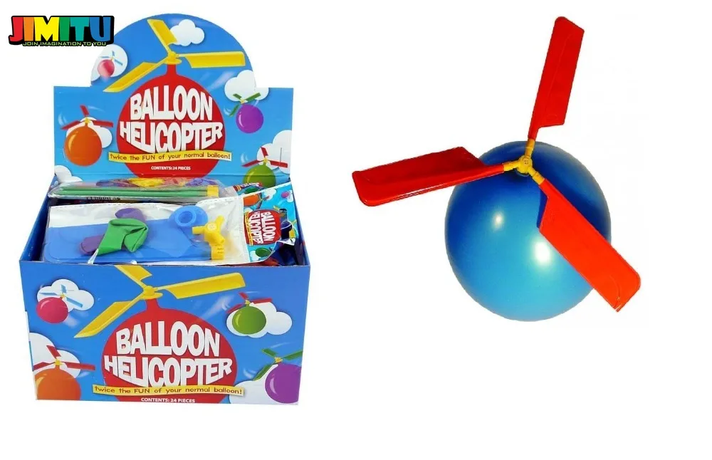 JIMITU 20 шт./лот красочный традиционный классический воздушный шар вертолет портативный открытый игры летающие игрушки принадлежности для детской вечеринки