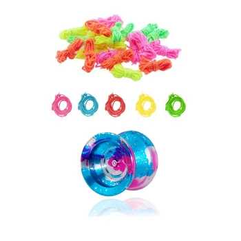 

Magicyoyo 25x 100% Polyester Professional Yoyo Strings Random Color & 1x YoYo Y01 Series Metal Yo-Yo Y01 Node Toy