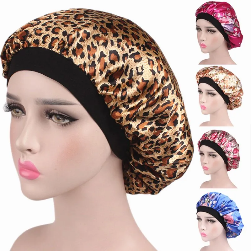Jual New Women Satin Night Sleep Cap 