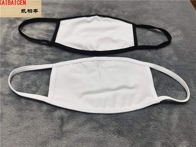 20pcs/lot Blank Sublimation Black Edge Face Mask Dust Prevention Adults DIY Gifts Heat Transfer | Компьютеры и офис