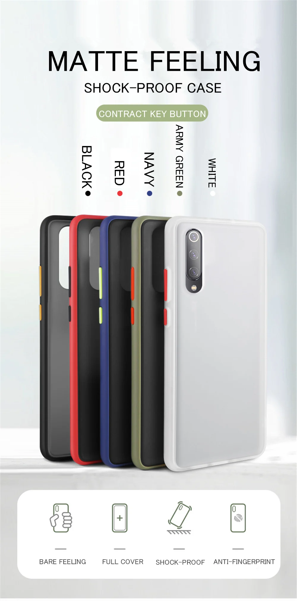 Anti Fall Translucent Phone Case For Samsung Galaxy A20E A10 A10S A10E A20S A30 A20 A21S A30S A40 A50 A50S Protection TPU Cover