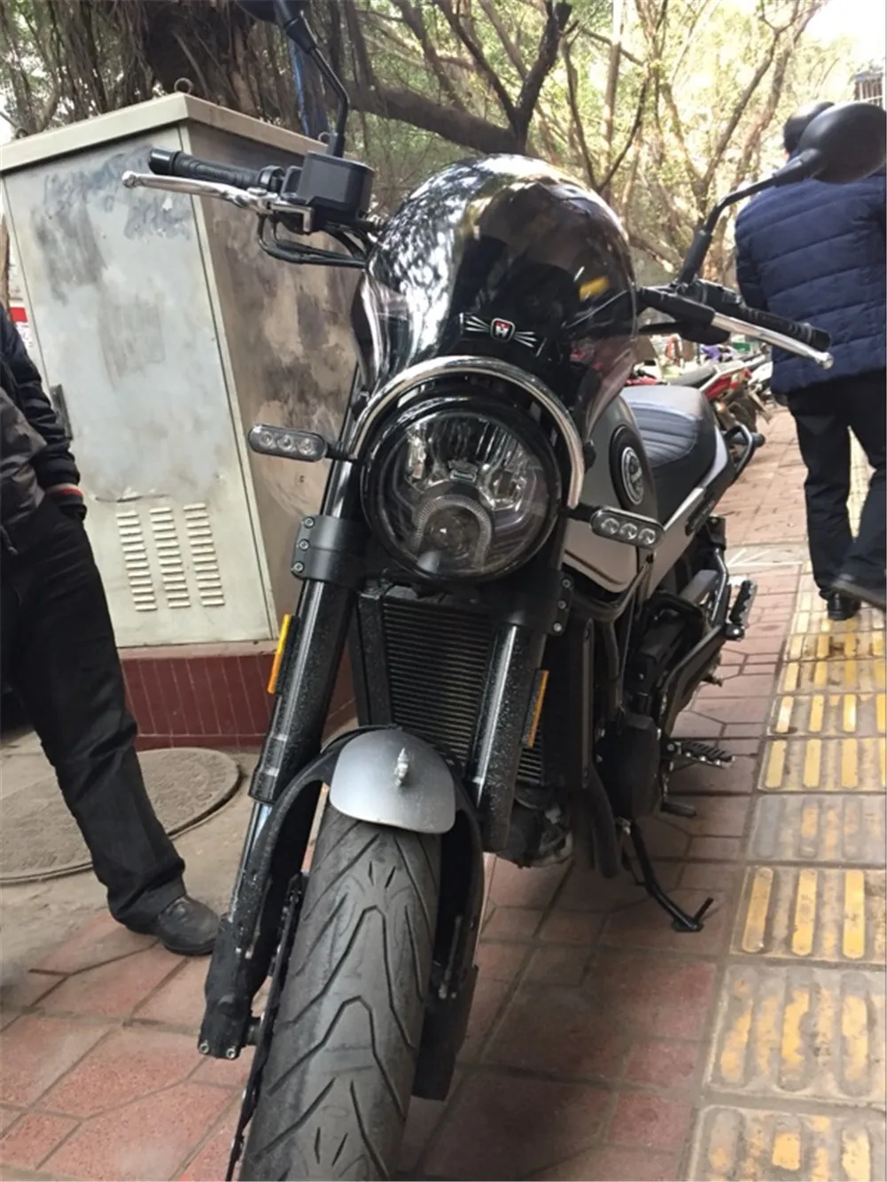 Для Benelli Leoncino 500 лобовое стекло лобового стекла мотоцикла