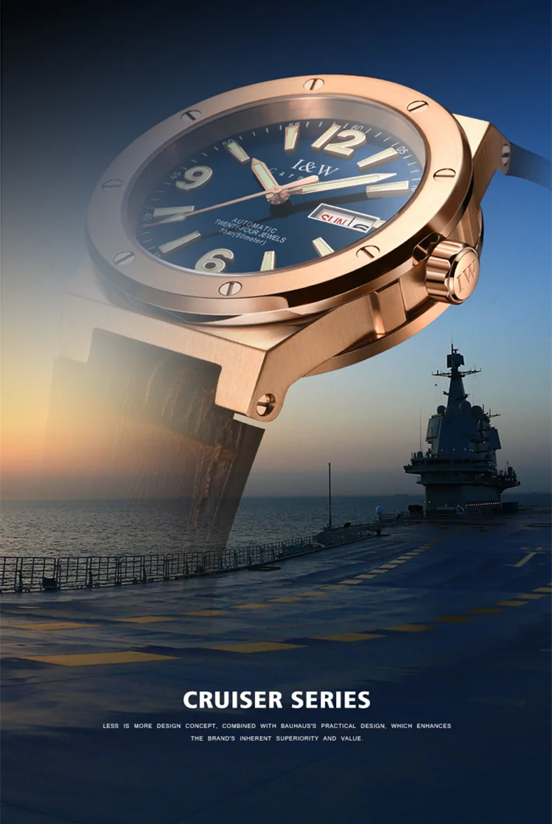 2021 New Switzerland IW Mechanical Watch For Men Luxury Brand Automatic Watches 50M Waterproof NH36A Reloj Hombre Luminous Sport