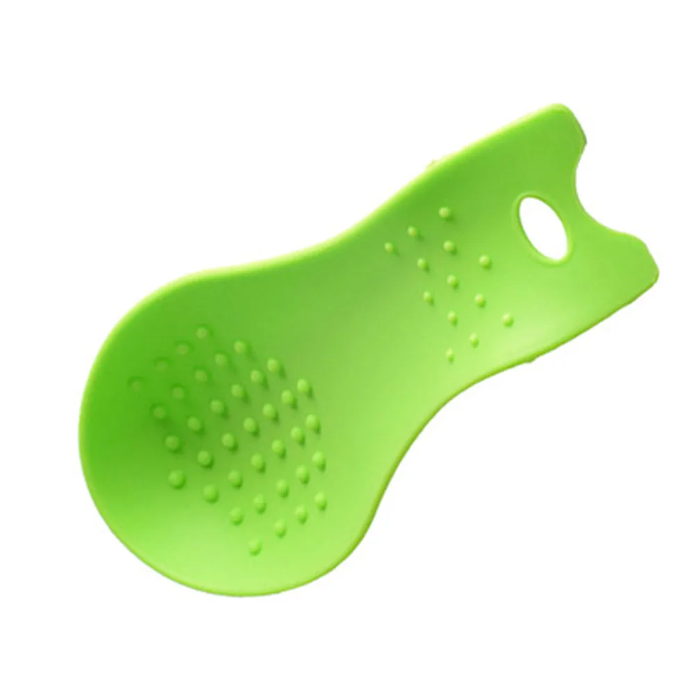 Home Drink Glass Non Slip Pad Holder Insulation Tray Kitchen Accessories Soft Silicone Coaster Spoon Mat Heat Resistant
