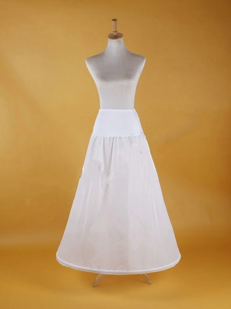 Bridal Hoop Skirt Wedding Petticoat Accessories Crinoline Slip White