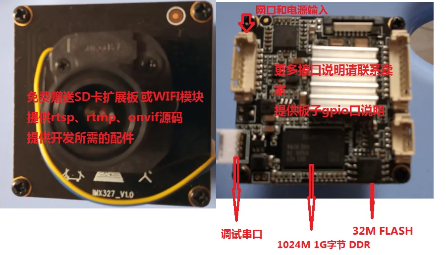 

Hi3516dv300 3516dv300 Development Board Camera Module Imx385 Imx335