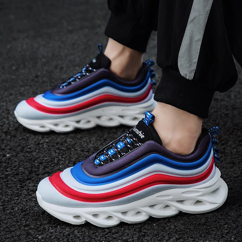 

MEN'S Shoes Autumn Breathable 2019 New Style Versatile INS Bullet Towards Shoes Colorful Cool Athletic Shoes Running MEN'S SHOES