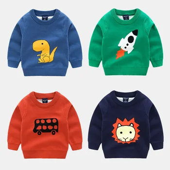 

Children's clothing sweater wholesale children's sweater long-sleeved bottoming shirt baby cartoon shirt