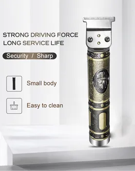 

Updated Men's Hair Trimmer Electric Shaver Electric Pro T-Outliner Trimmer Hair Clipper Rechargeable Haircut Tool