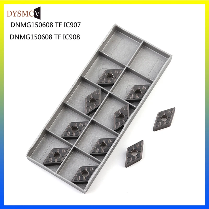 10 шт. DNMG150608 TF IC907 / IC908 инструменты для внутренней обточки DNMG 150608 карбидная вставка
