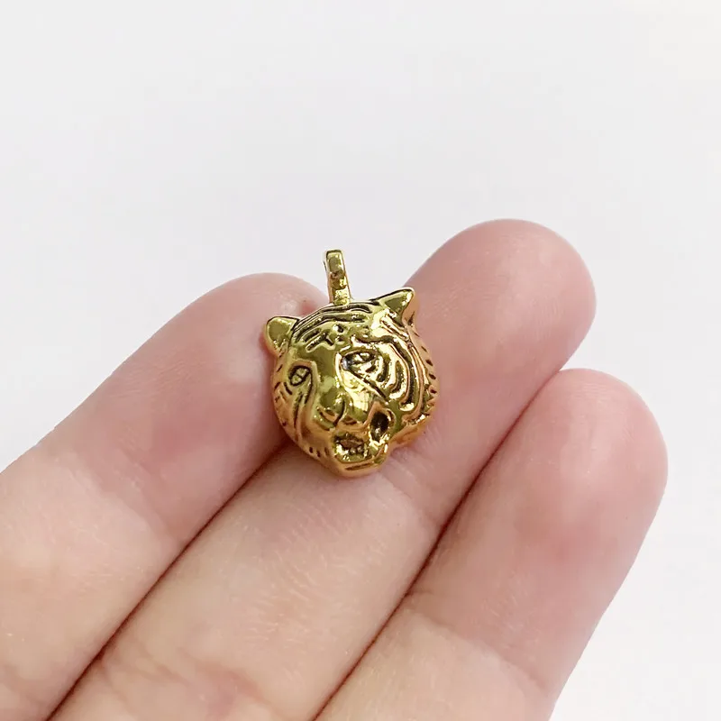 Tiger Charms Jewelry Making Jewelry Making Supplies Pendant
