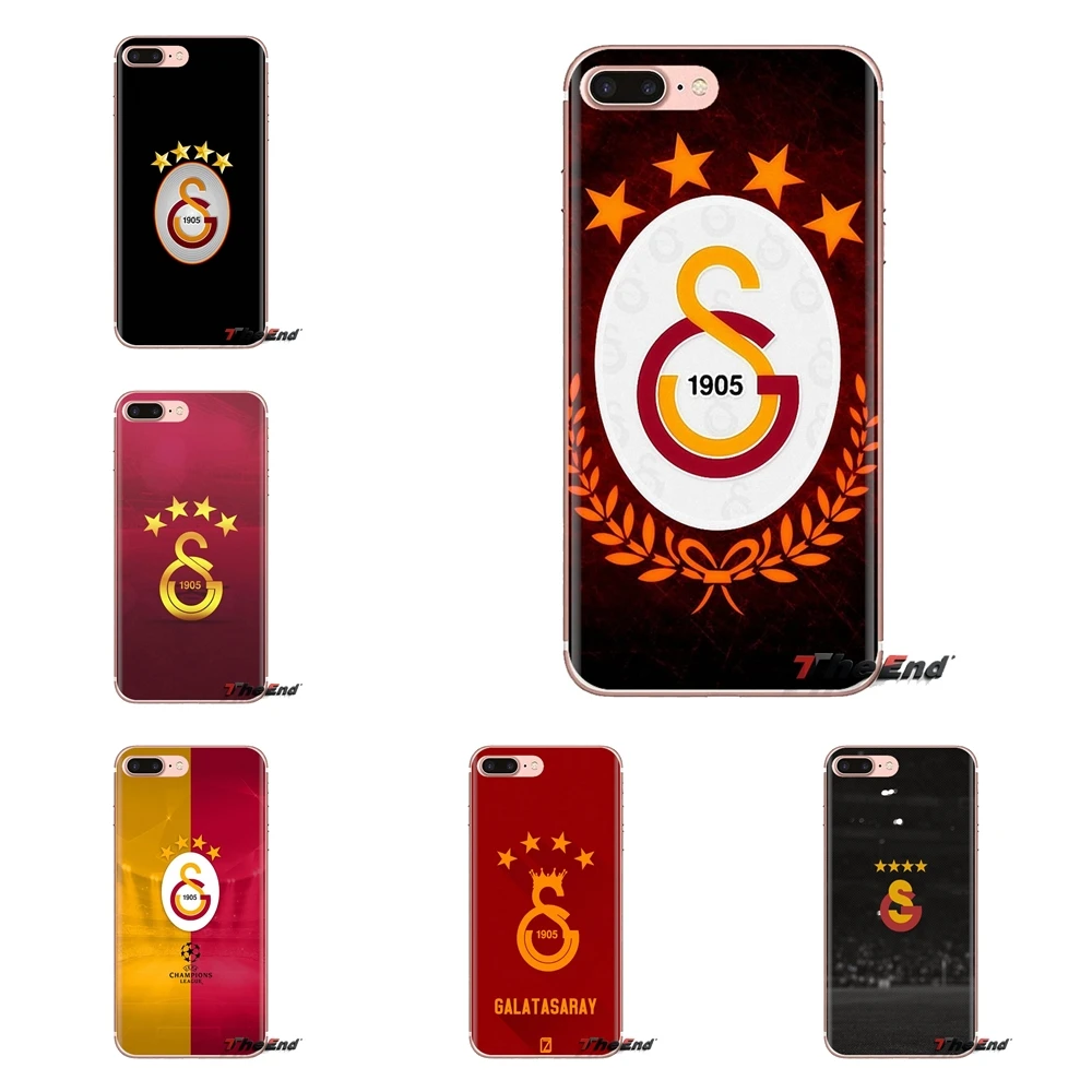 Transparent Soft Cases Galatasaray SK logo Metal Sheet For Samsung Galaxy S3 S4 S5 Mini S6 S7 Edge S8 S9 S10 Plus Note 3 4 5 8 9 |