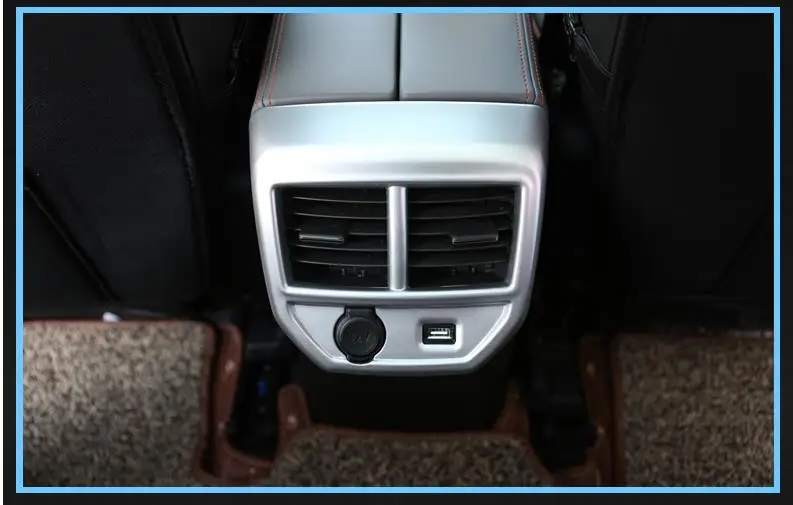 Подходит для Citroen C5 Aircross SUV Хэтчбек Интерьер ABS хром задний кондиционер
