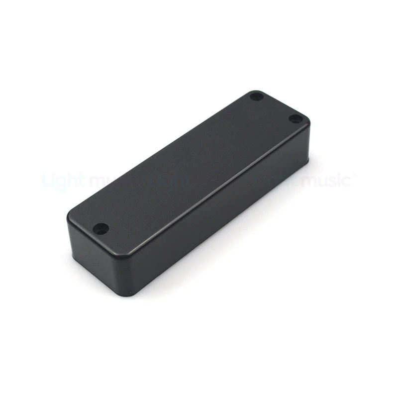 3 홀 일렉트릭베이스 픽업 봉인 커버 솔리드 ABS 매트 픽업 커버 100/108.5x32x20.1mm 블랙 기타 부품