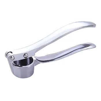 

Extra Large Garlic Press Garlic Masher Garlic Clip Reinforced Zinc Alloy Stainless Steel Manual Pull Garlic Press