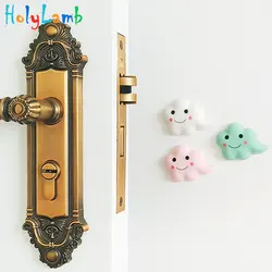 Butoir de porte Design nuage, 3 pièces/lot, carte de sécurité pour bébé, soins pour nouveau né, serrure de Protection pour enfants 
