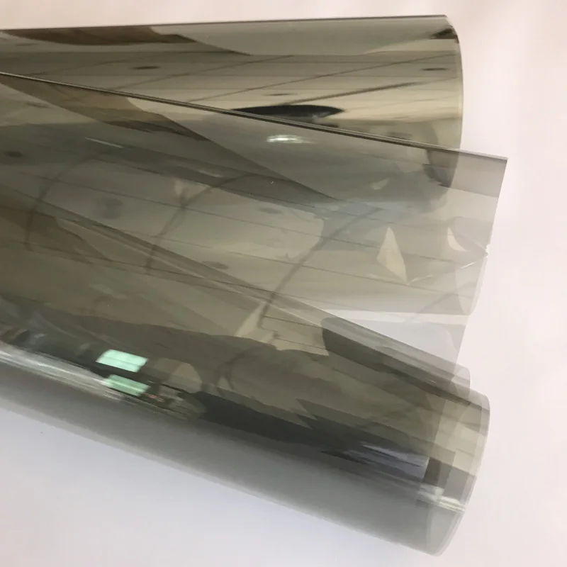 50cmx300cm Gray Car Window Tint Film Glass VLT 70% 2PLY Car Auto House Commercial Decorative Film Privacy Window Tint