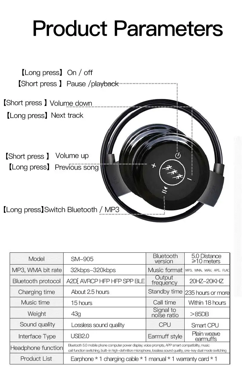 Беспроводные спортивные наушники Bluetooth V5.0 TWS с ушным крючком гарнитура для бега