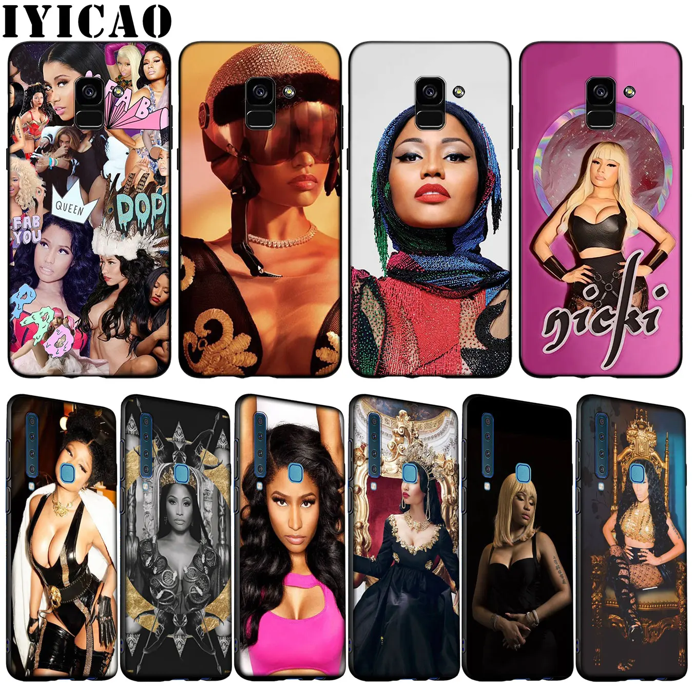 Мягкий силиконовый чехол pop Nicki Minaj для Samsung Galaxy A6 A7 A8 A9 2018 A3 A5 2016 2017 Note 9 8 10 Plus |