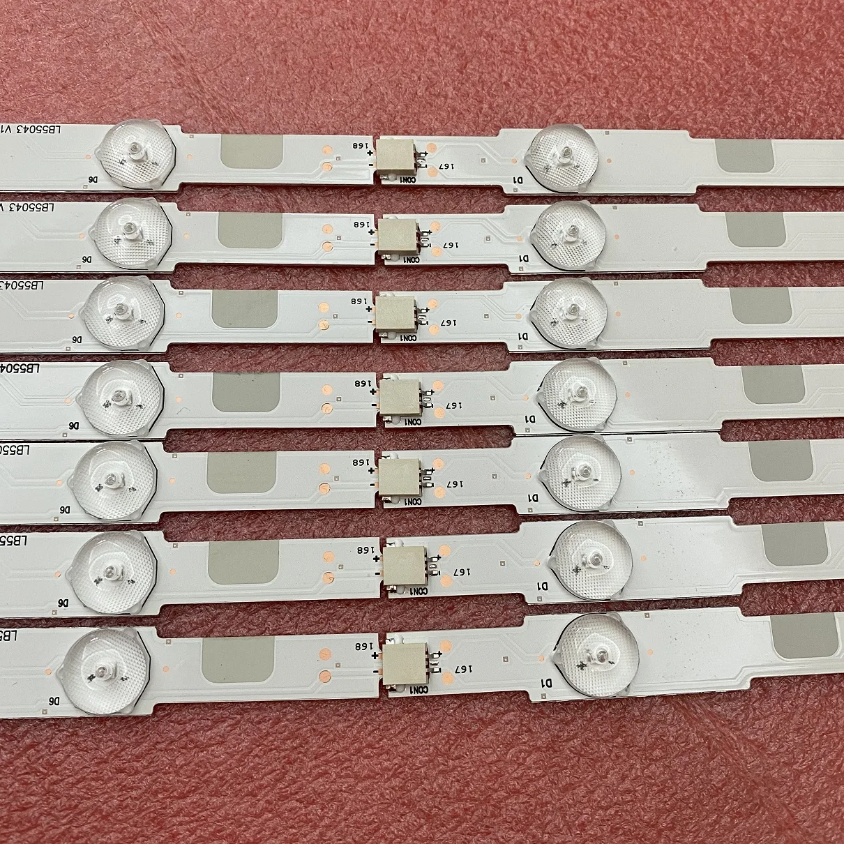 Led para 55puh6400 Tira Retroiluminação 55puk6400 55put4900 55put6400 Ex-55037013 Tpt550j1-qvn03 Ex-55037003-4e565-0-a-565 14 Pçs - Set - Image 5