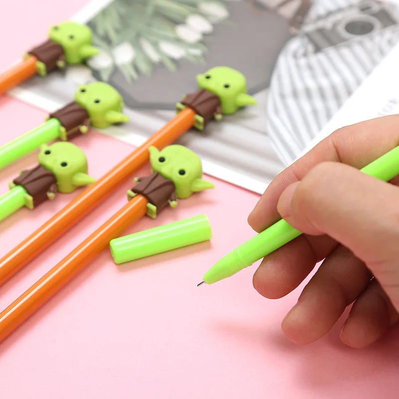 Звездные войны мандалориан йода Детские шариковые ручки реквизит канцелярские товары случайные цвета 1 шт