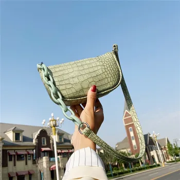 

Textured portable small bag female 2020 new Korean casual simple shoulder messenger bag stone pattern armpit bag