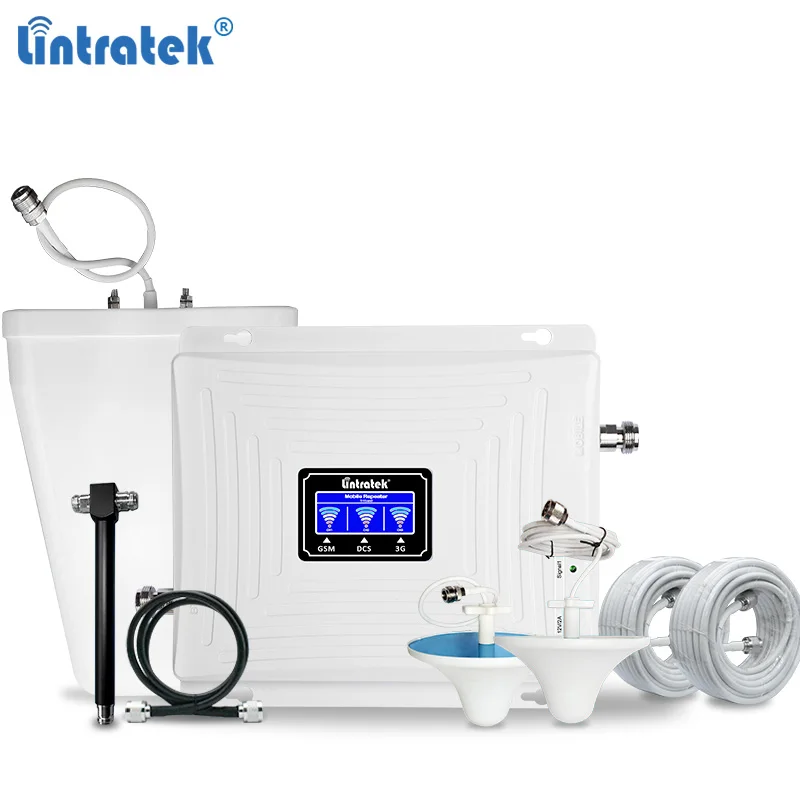 Lintratek GSM 2G 3G 4G Repeater 900 1800 2100