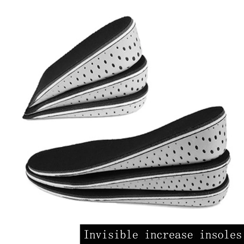 

EVA Insoles Three Highly Comfortable and Breathable Heightened Half Insoles Sports Invisible Inner Heightened full Insoles