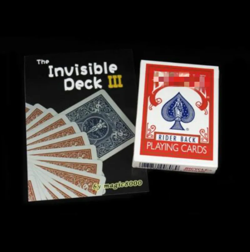 3 шт невидимые Bycicle Deck I, II, III волшебные карты для фокусов волшебные фокусы игрушки-реквизиты карты трюки, ментализм, улица, веселье