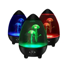 Jellyfish Lava – lampe LED sans fil, haut parleur, réservoir de fantaisie, USB, lumière d'ambiance changeante, cadeau romantique