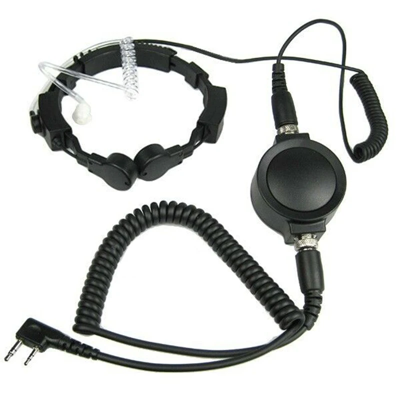 UV-B5 микрофон гарнитура UV-B6 UV5X 6,0*5,0 мм Съемный двойной для TYT для BAOFENG горла Полезная Электроника