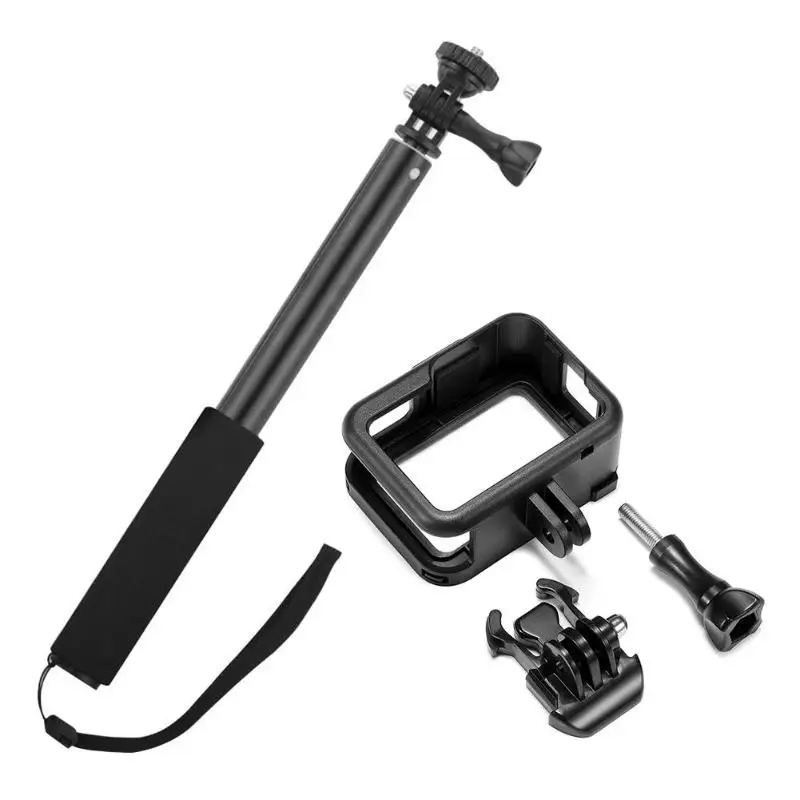 Пластиковая защитная оболочка рамка Крышка Крепление+ удлинитель для GoPro Hero 8