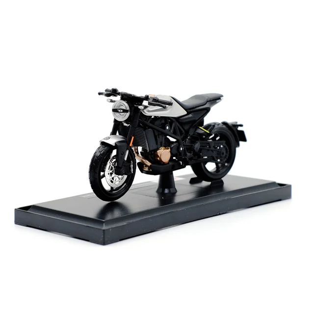 MAISTO 1:18 Husqvarna Motorcycles Vitpilen 701 Alloy Diecast Motorcycle Model Workable Shork-Absorber  Gifts Toy Collection 4