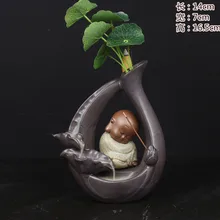 Queimador De Incenso молодой монах курильщик от производителя керамический обратный поток подарок предметы домашнего интерьера