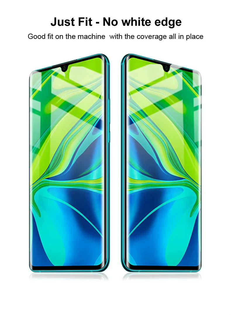Закаленное стекло для Xiaomi mi Note 10 Pro IMAK 3D изогнутая поверхность полное покрытие Защита экрана для Xiao mi CC9 Pro
